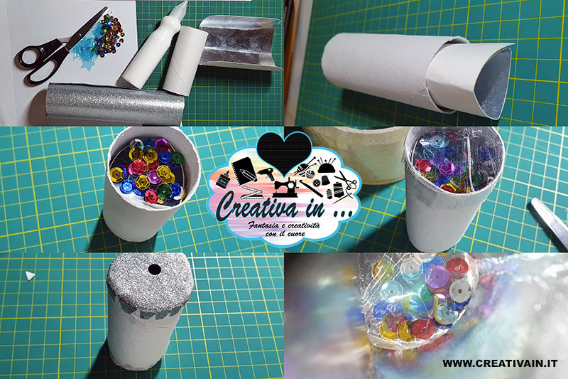 CALEIDOSCOPIO FAI DA TE / KALEIDOSCOPE DIY - BIMBI CREATIVI 