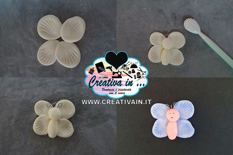 Come fare una farfalla in porcellana fredda. Tutorial - Creativa In