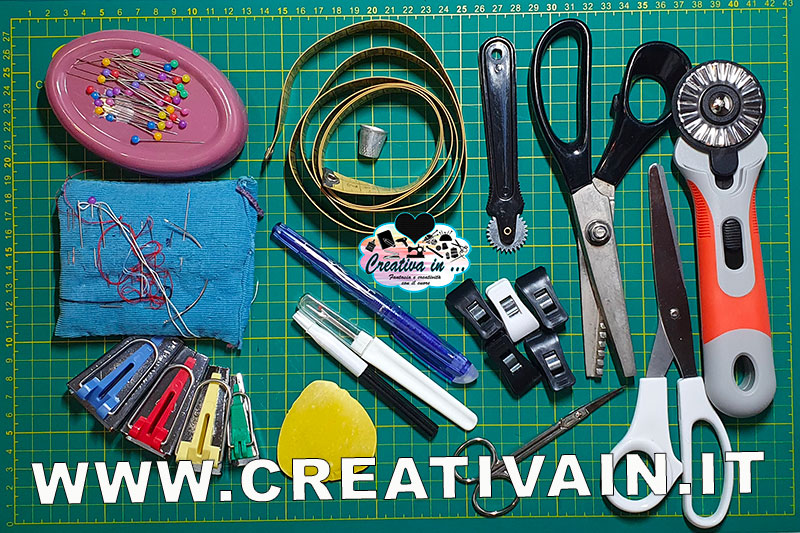 Strumenti cucito creativo. Cosa serve per iniziare - Creativa In