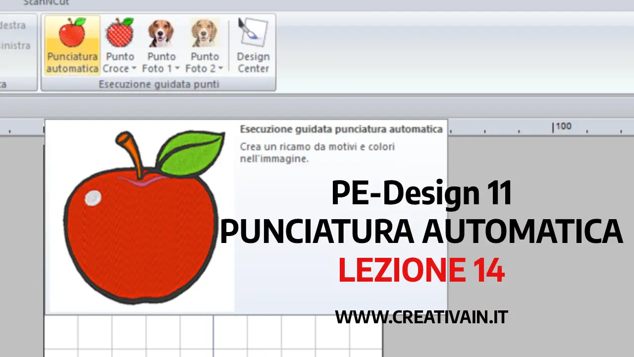 PE-Design 11. Punciatura automatica: come funziona e usarla
